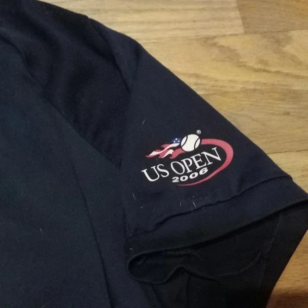 Ralph Lauren RLX Mens US OPEN 2006 Navy Blue Tennis Polo Shirt Size L Big Pony